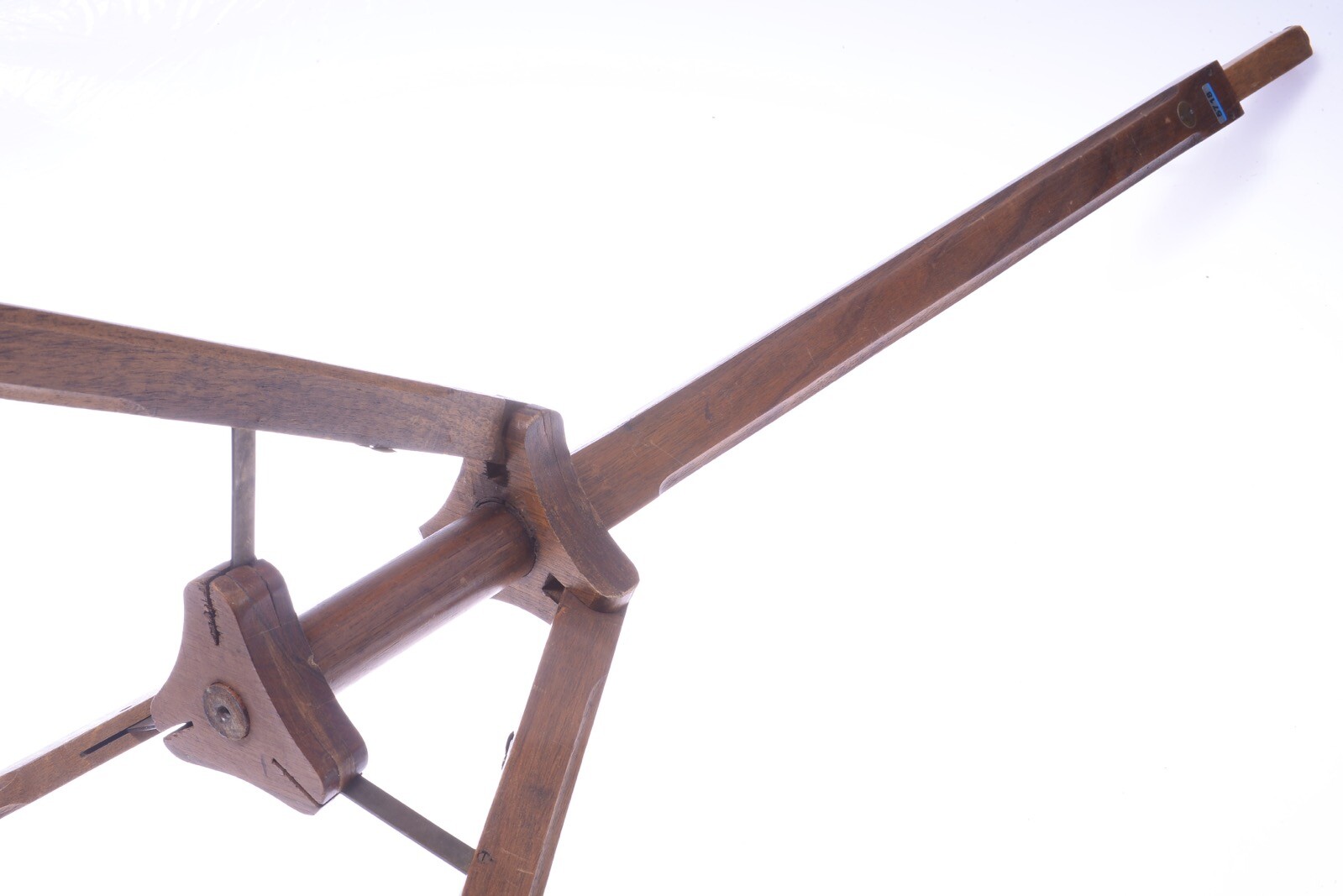 ✅ ANTIQUE WOOD TRIPOD ‘LE PLIABLE’ *VERY INTERESTING* 140CM 55.11″ VIEW CAMERA