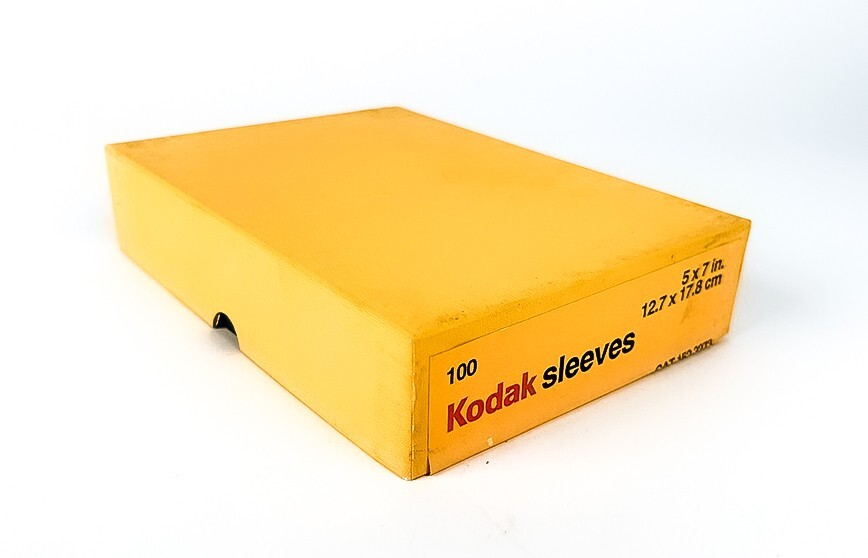RARE- KODAK 5 x 7 Inch Sleeves – Transparent – Pack of 100