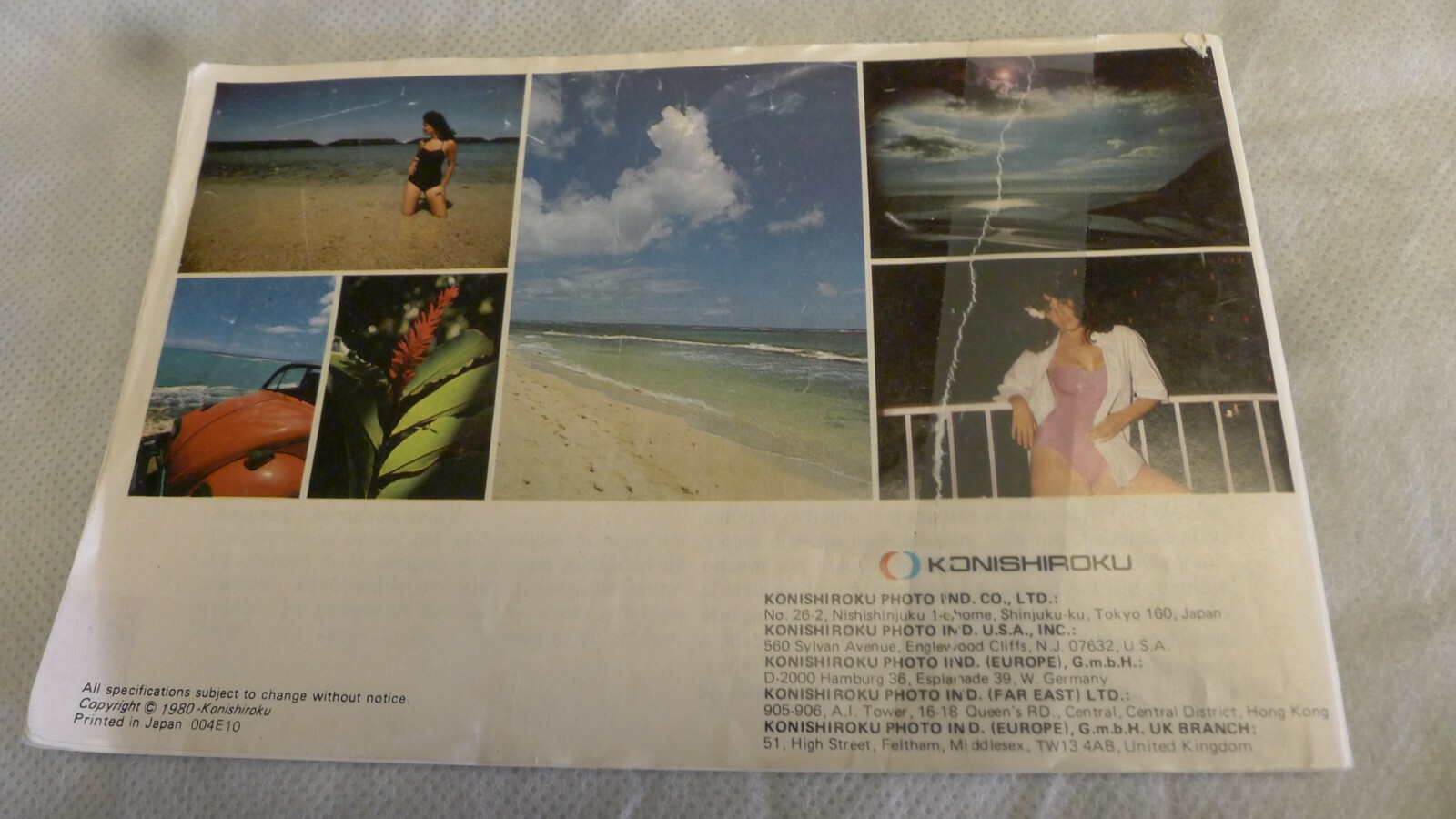 Konica FC-1 35mm Camera Instruction Manual – Original