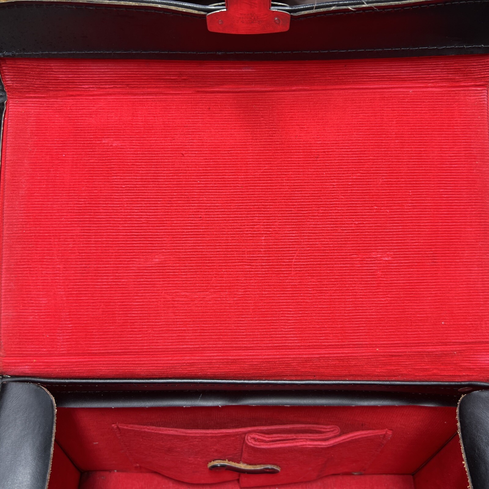VINTAGE KALI-BAG BLACK LEATHER LARGE CAMERA BAG KALIMAR IN JAPAN