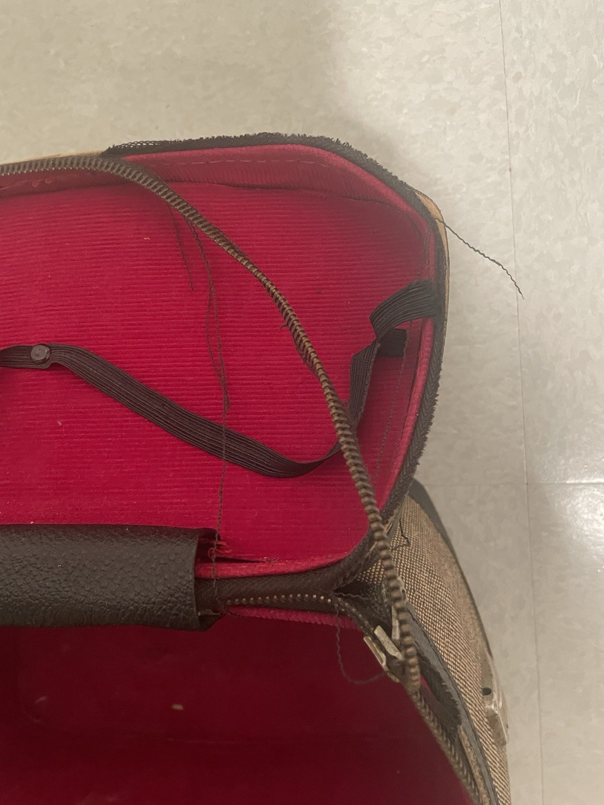 Kalimar Kali Bag Camera Black Leather Tweed Case Bag Rare Vintage