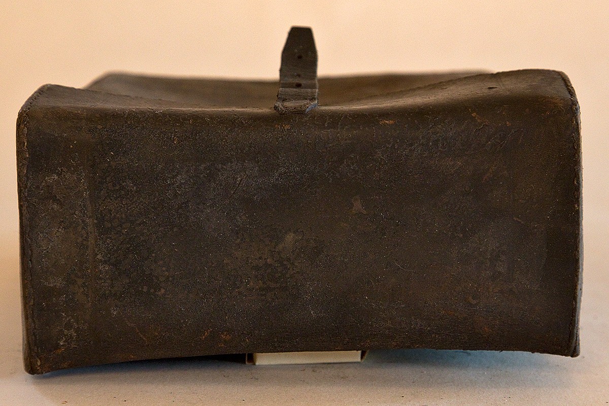 OLD Vintage Black Leather Camera Case 10X8X3.5 for View Camera…Kodak?