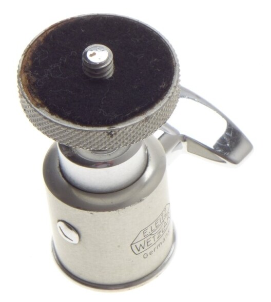 NICKEL BALL HEAD LEITZ WETZLAR TRIPOD LEVEL MOUNT FITS LEICA M CAMERAS M3, M6 M2