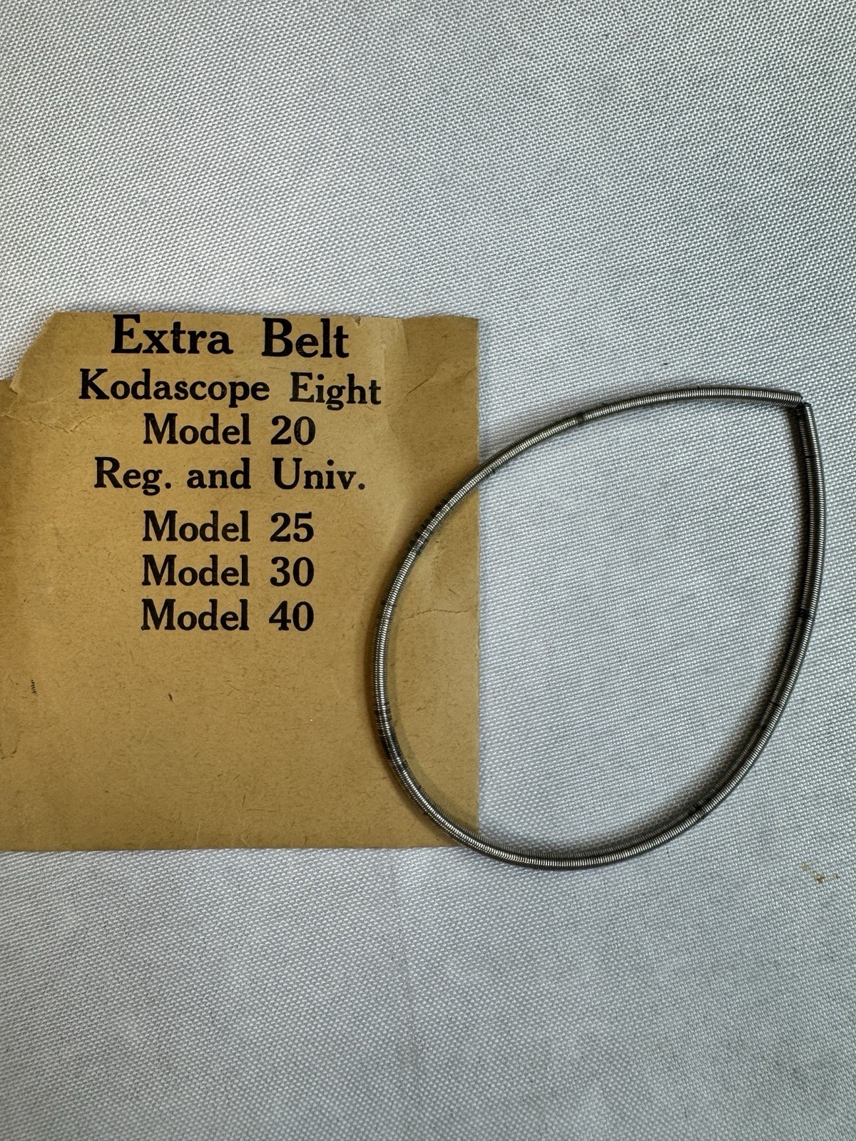 Vintage Original Kodak Kodascope Eight Extra Belt Spring Model 20 25 30 40 8mm