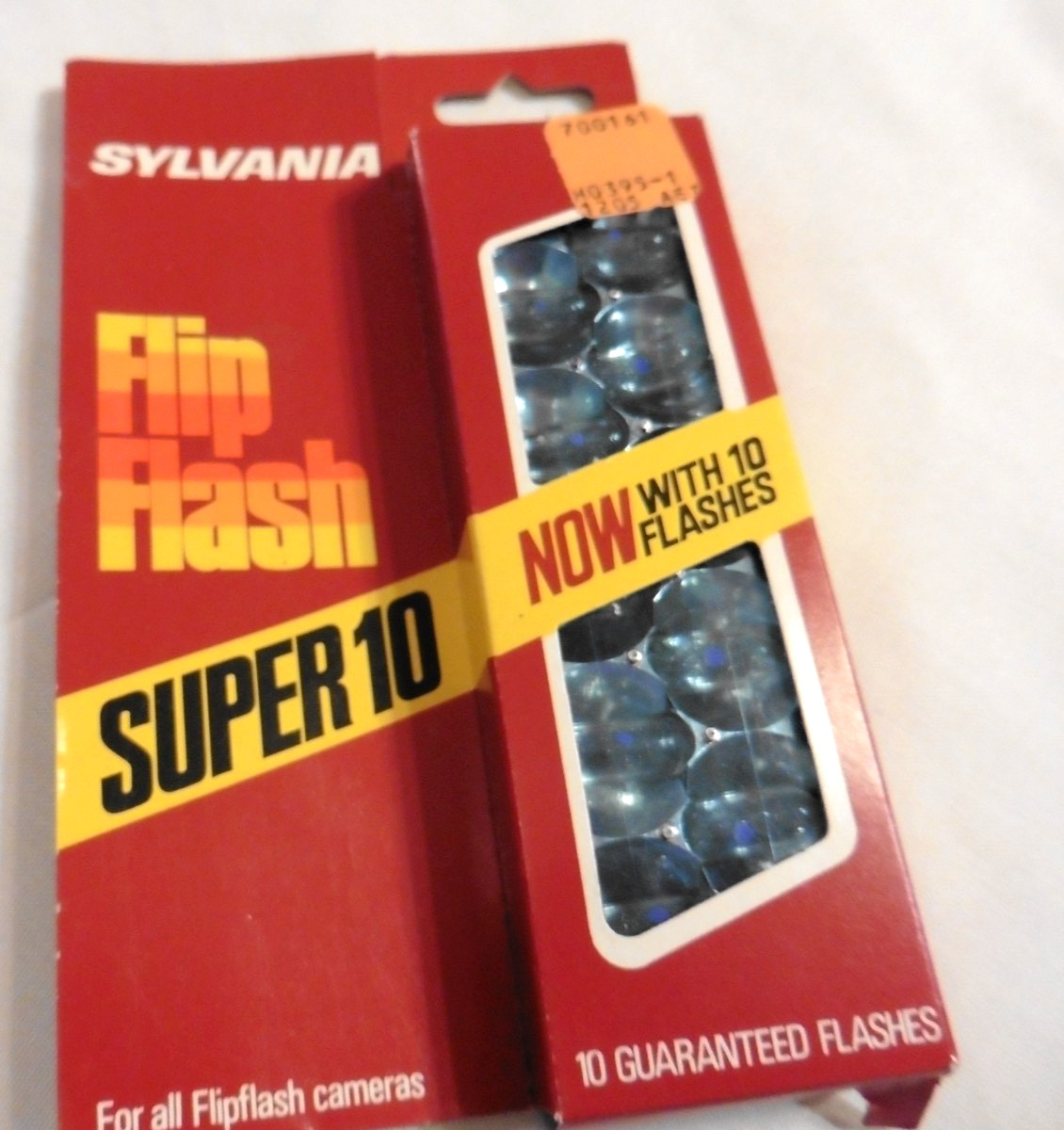 Vintage Unused Sylvania GTE Blue Dot Flip Flash Super 10 (3 Pack box + 20 no box
