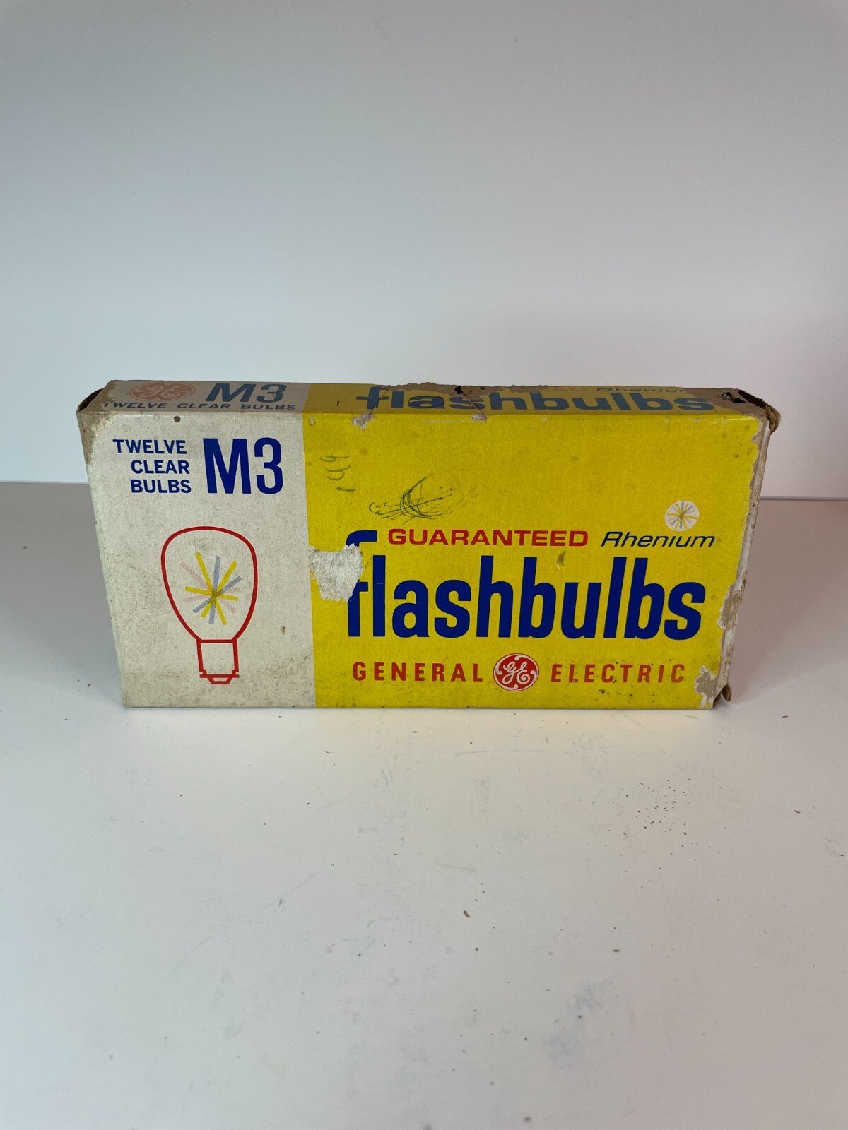 General Electric GE M3 Flashbulbs Clear Flash Bulbs Vintage Camera