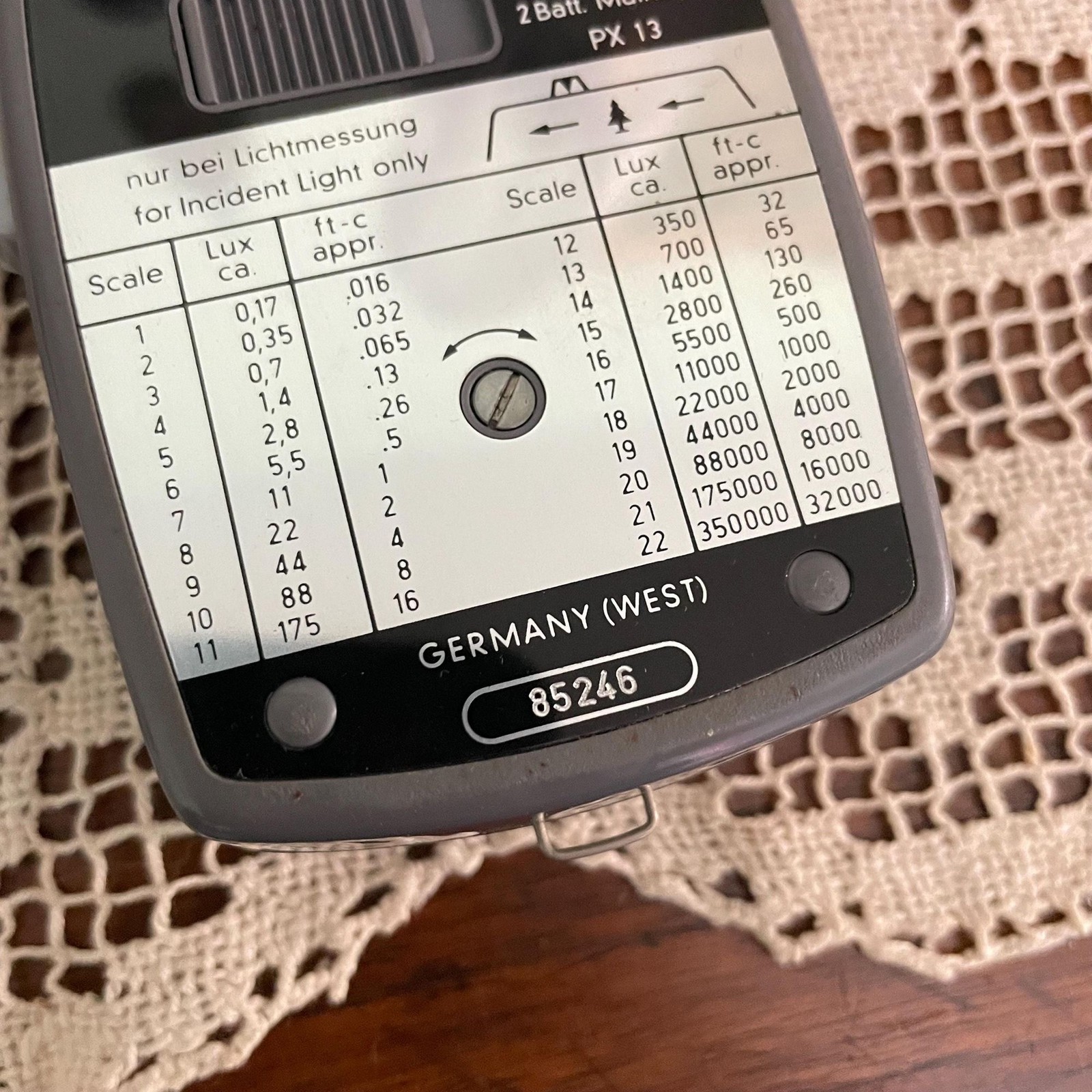 Vintage Gossen Lunasic Camera Color Finder Light Meter in Leather Case