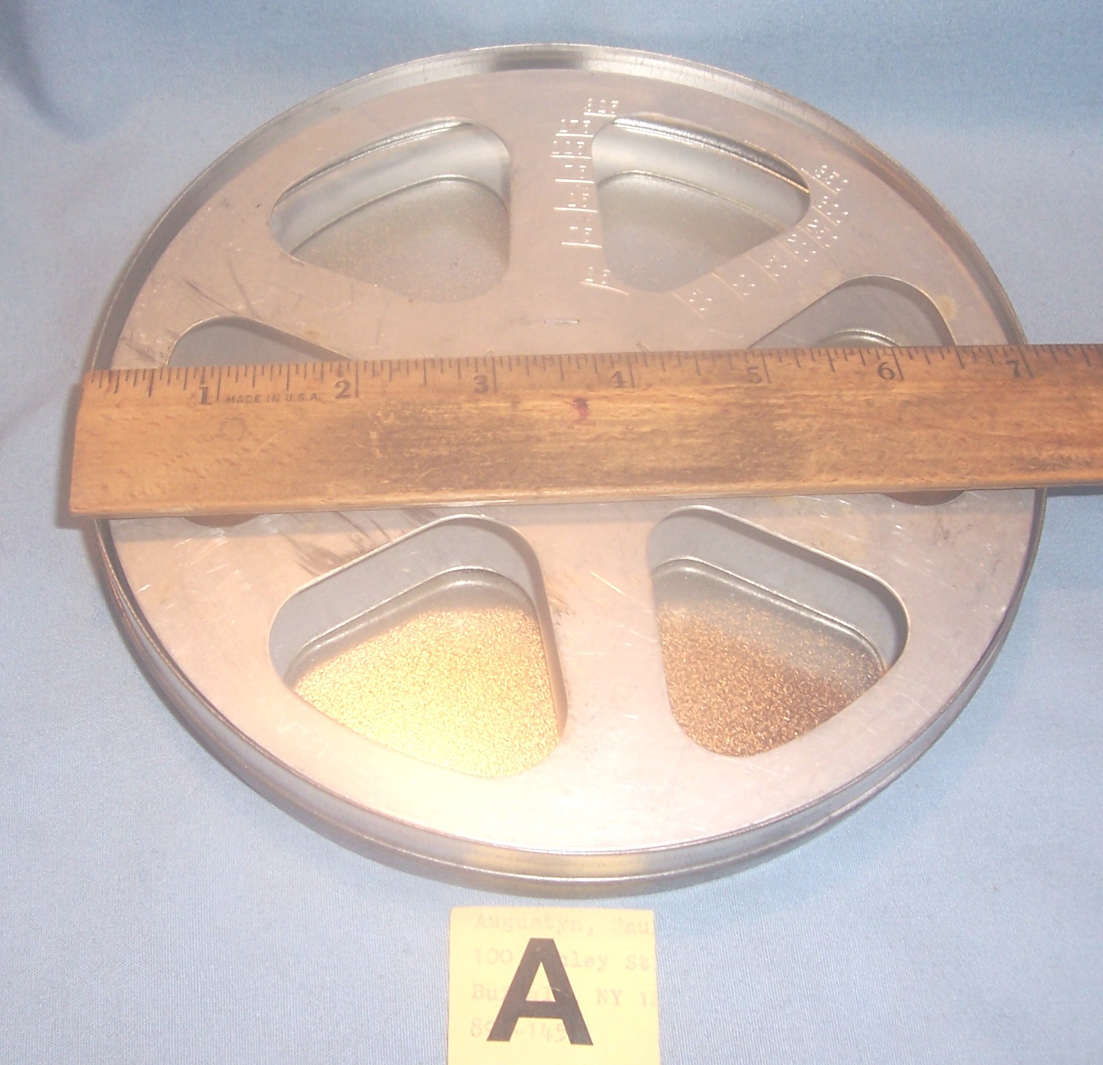 Eastman Kodak 16mm 400′ Home School Movie Film Projector Picture Reel w/ Can A