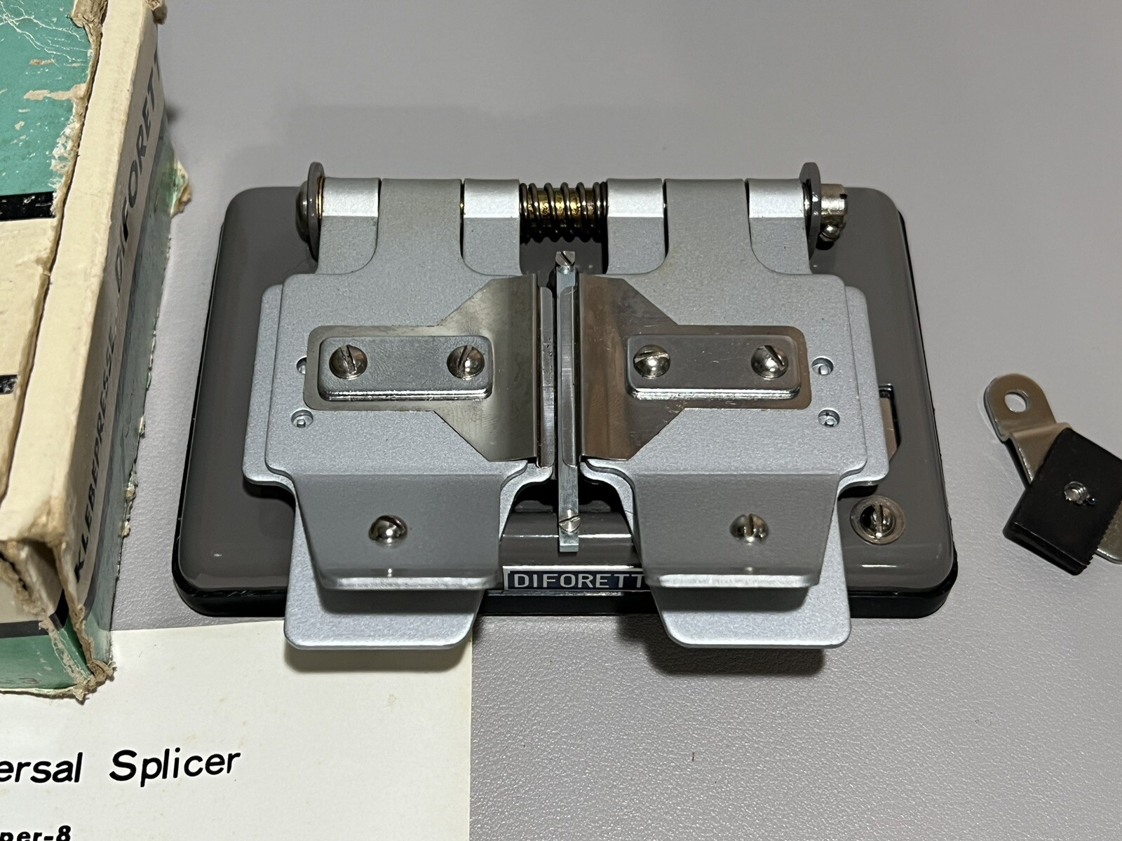 Vintage FS-3 DIFORETT Film Splicer For 8mm 16mm Super-8 JAPAN w/ Box RARE