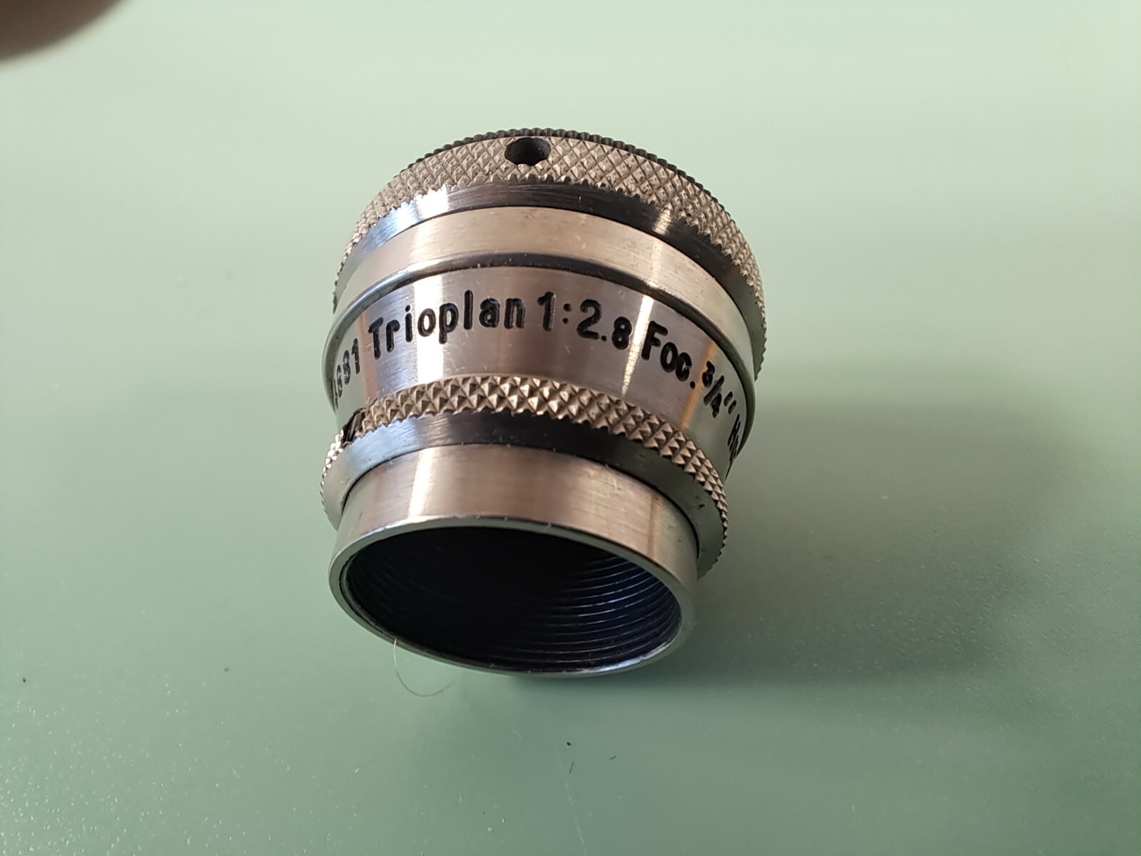 Vintage Hugo Meyer & Co Gorlitz & New York Trioplan f2.8 3/4″ Lens