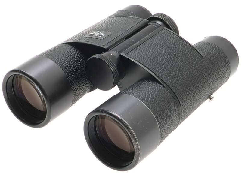 LEICA 7×35 B TRINOVID LEITZ BINOCULARS BLACK CASE STRAPS USED OPTICS 150m/1000