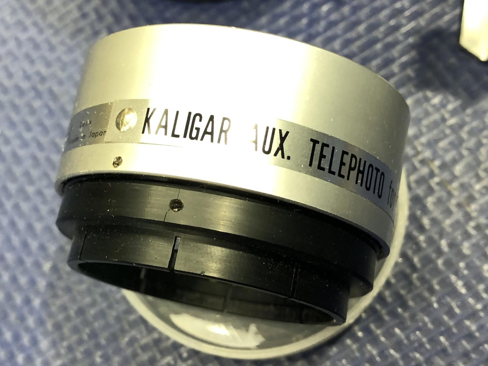 Kaligar Lens & Viewfinder in Case vintage Japan Polaroid Land Camera 250