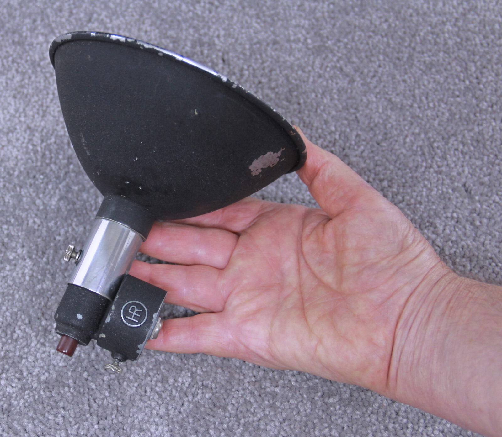 Vintage HR Heiland Research Flash Head With 6″ Reflector 45A Graflex