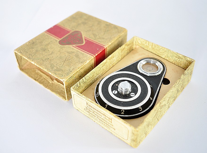 Rolleiflex Panorama Tripod Head 360 Degrees With Bubble Level For 2.8F, 3.5F Etc