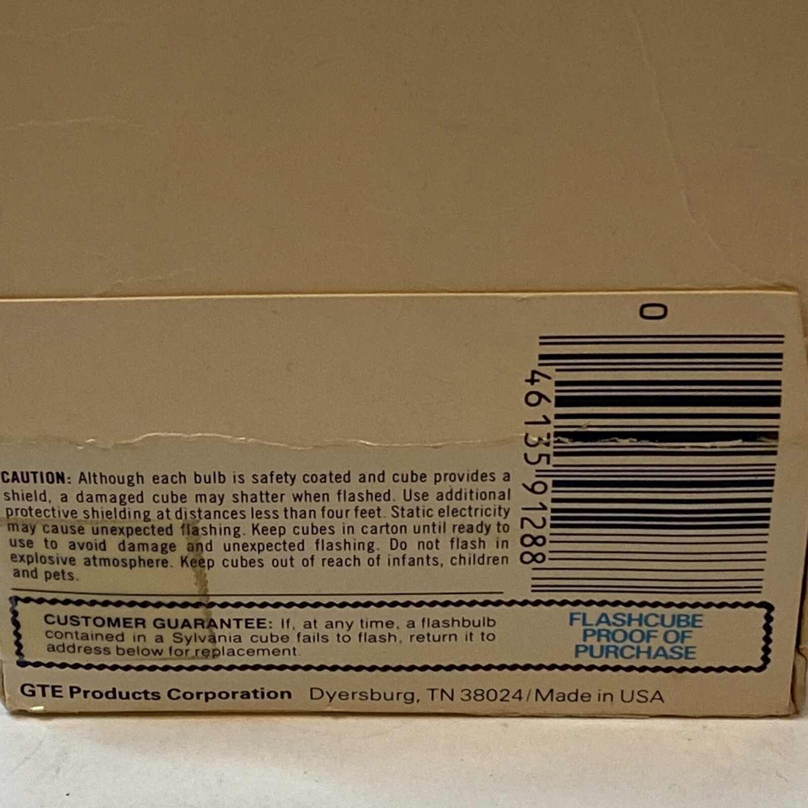 Vintage Sylvania Blue Dot Flash Cubes Pack of 3 Tubes 12 Flashes Sealed
