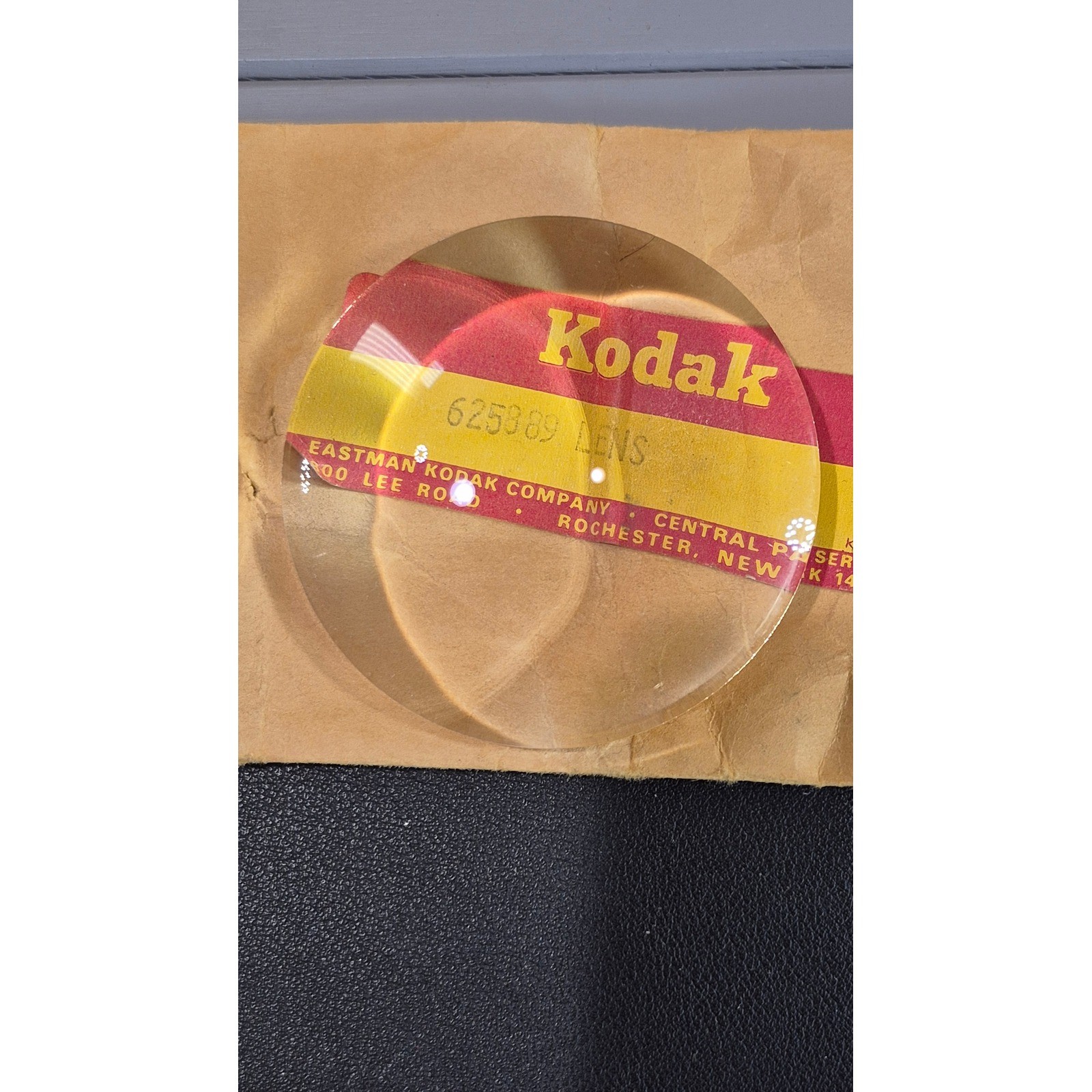 Vintage Kodak Front Condenser Lens Part 625889 Eastman Kodak Rochester NY 1974