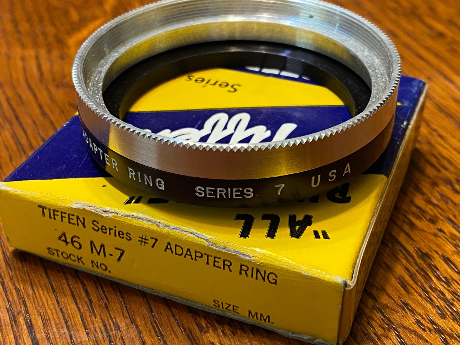 Tiffen Series #7 Adapter Ring 46 M-7 Camera Lens VII 49SO7