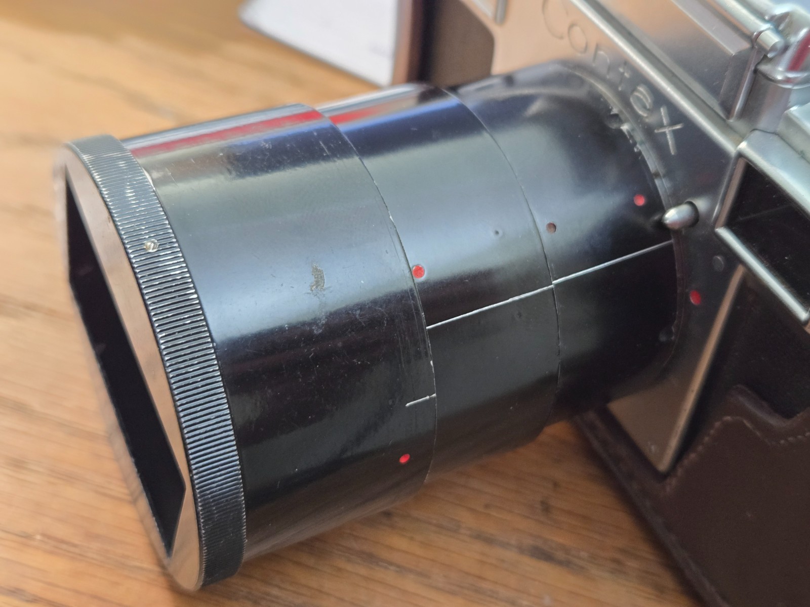 Zeiss Ikon Contax Collapsible Hood Designed for RF Contax Different Focal Lens