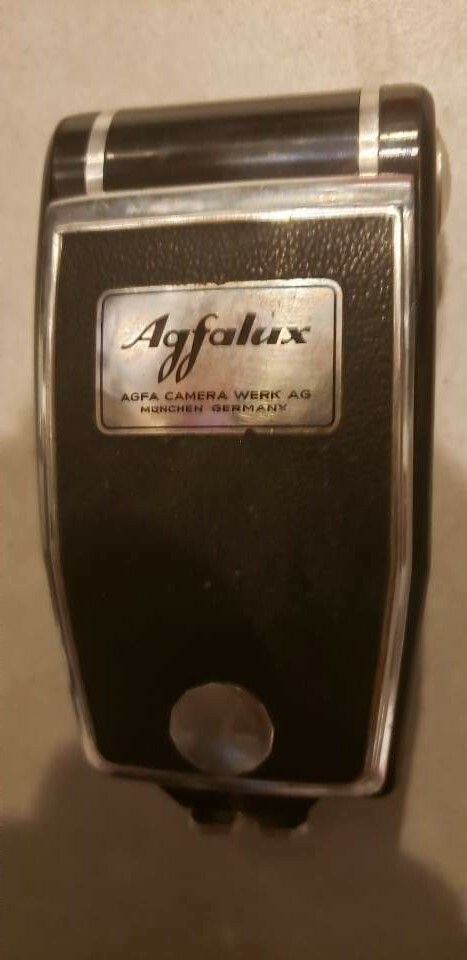 German Camera Flash Agfalux 6075 Pocket Gun Agfa Case and Box Vintage
