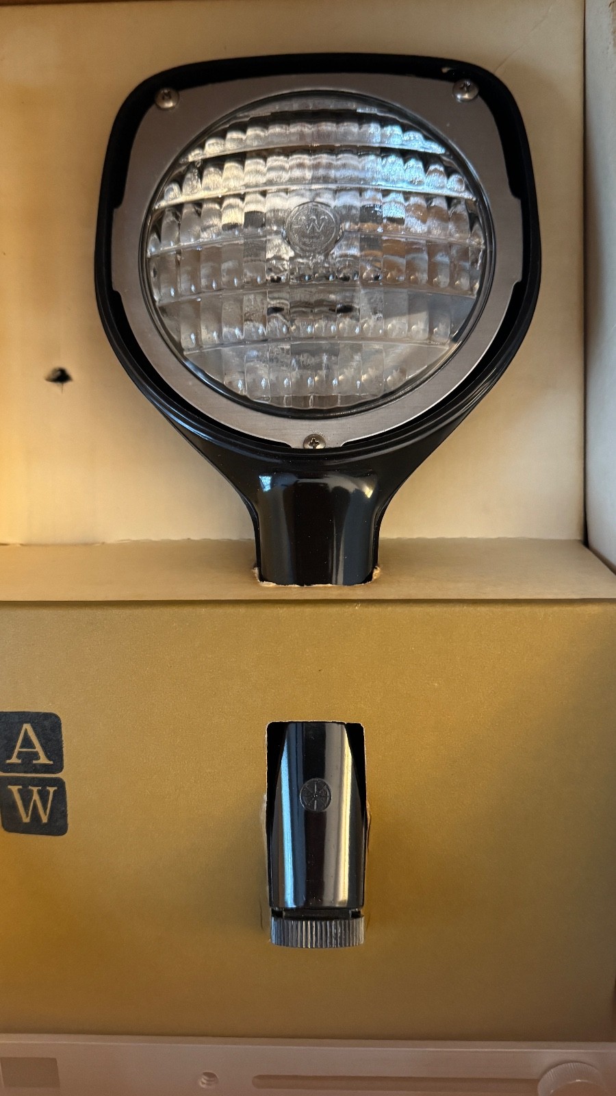 Atlas Warner AW Movie Camera Light Model 1210 NOS NIB Vintage