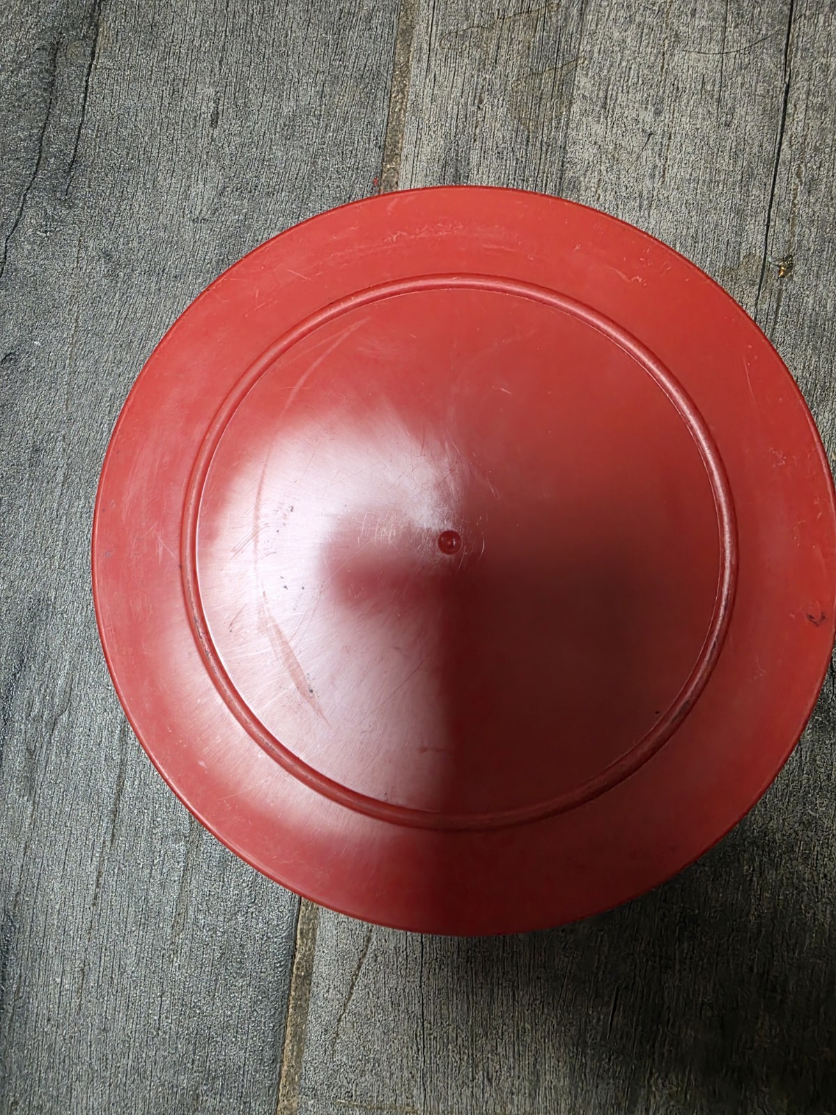 Brand New Red Plastic Movie Film Reel Canister. 400′ (16mm film)