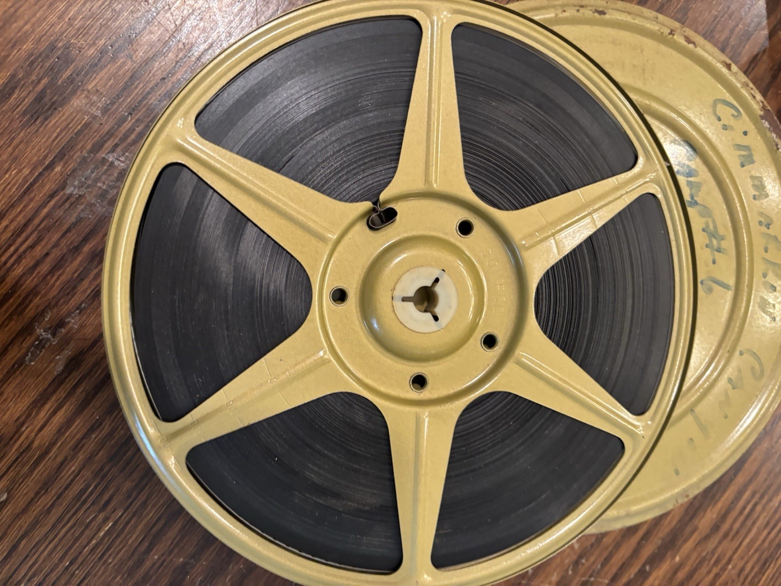 Lot Of 7) Vintage Dual 8MM Reel to Reel w/ Metal Case Topps Kmart Focal 5″