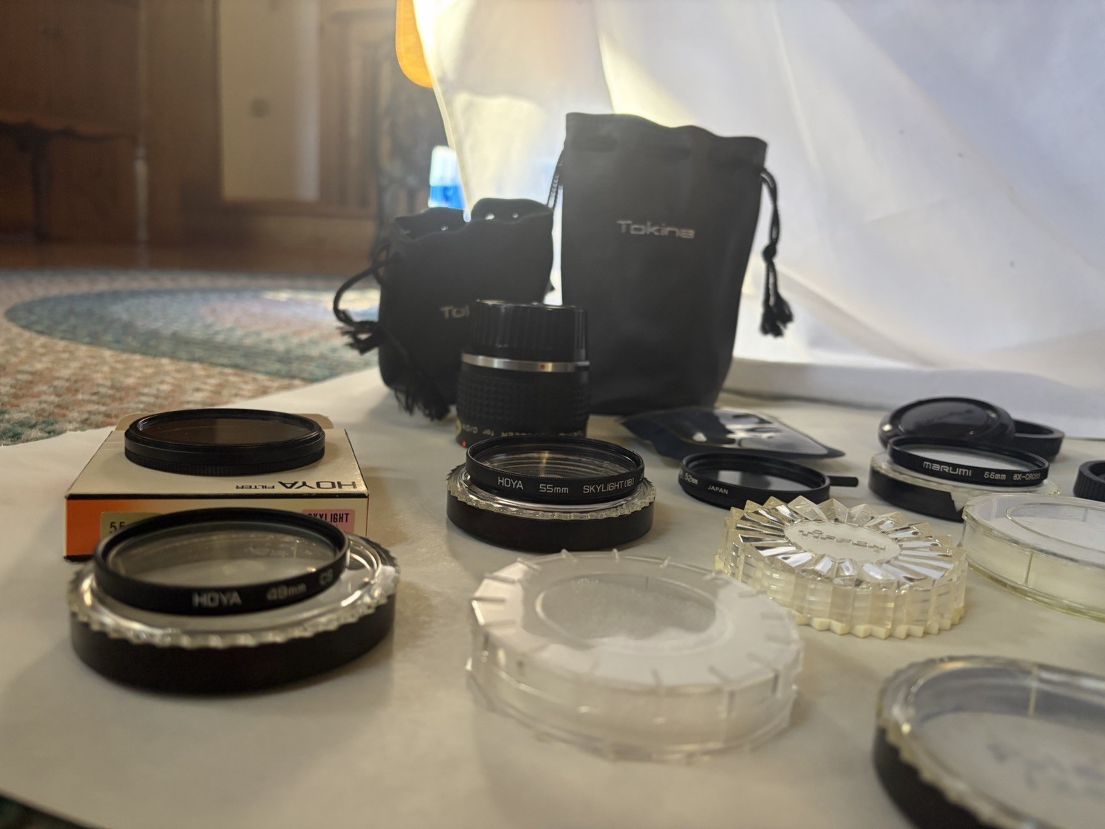 Lot of Vintage Camera Lens Accessories Tiffen, Marumi, Tokina, Hoya Japan