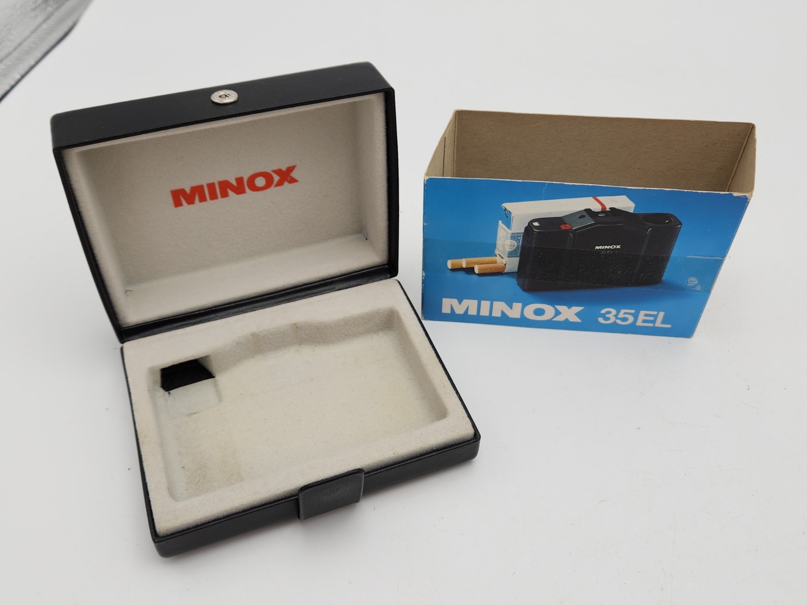 Box ONLY – Minox 35 EL Plastic Display Case for Subminiature Camera Germany