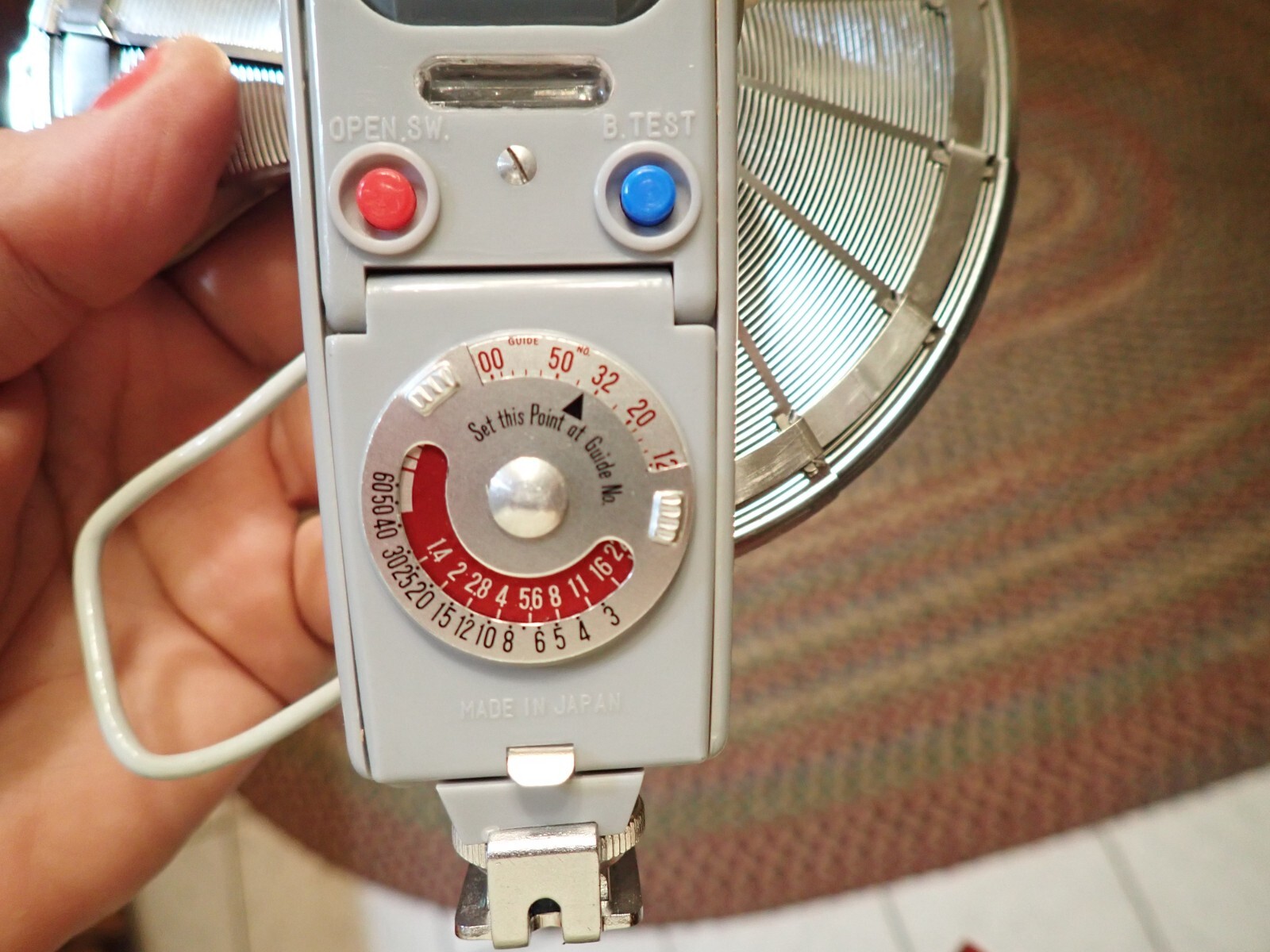 Vintage Original Alpex Deluxe Swivel Camera Flash