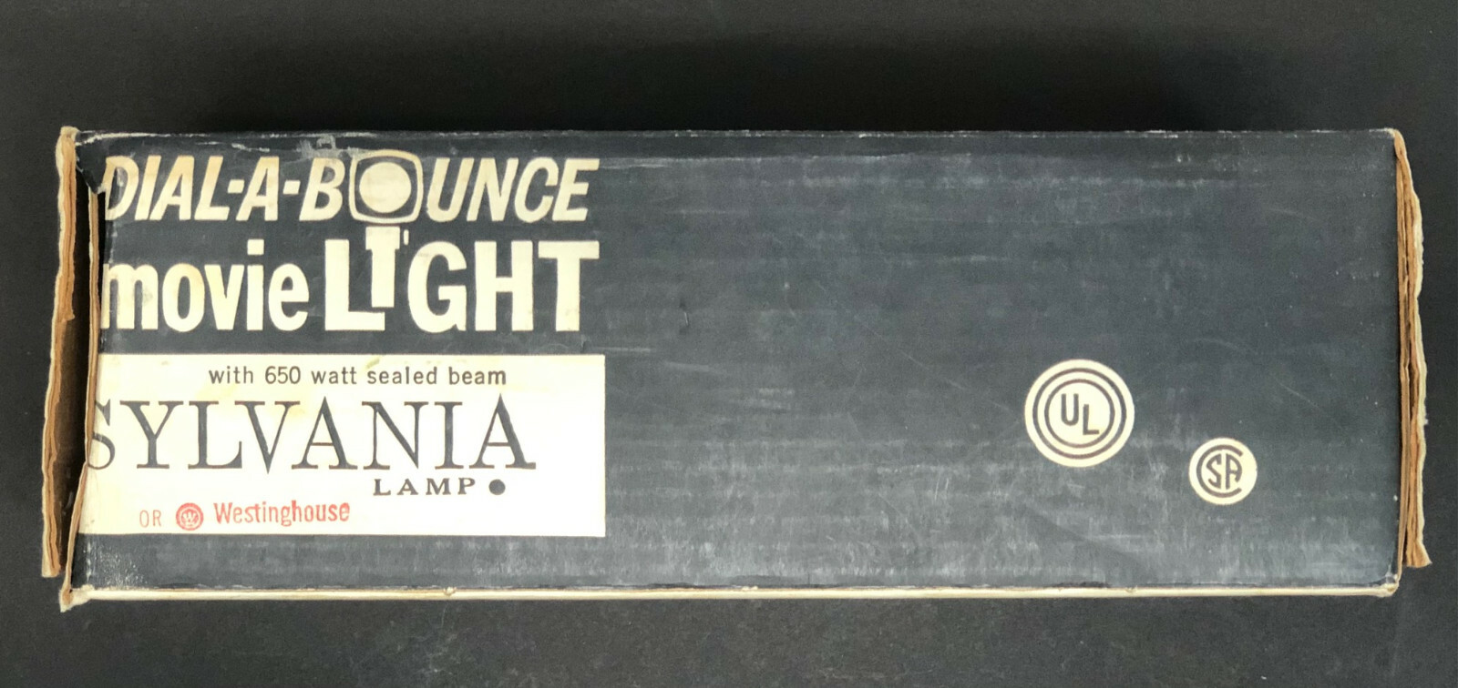 Vintage Sylvania Dial-A-Bounce 8mm Super 8 Movie Camera Light 110 and 220V WORKS