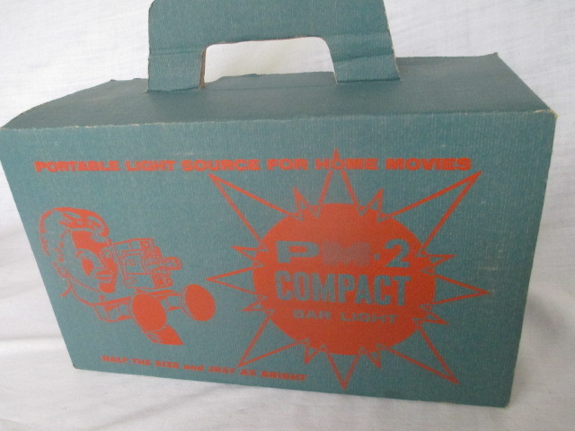 Vintage Photography Portable Light * Home Movies PM-2 Compact * Original Box