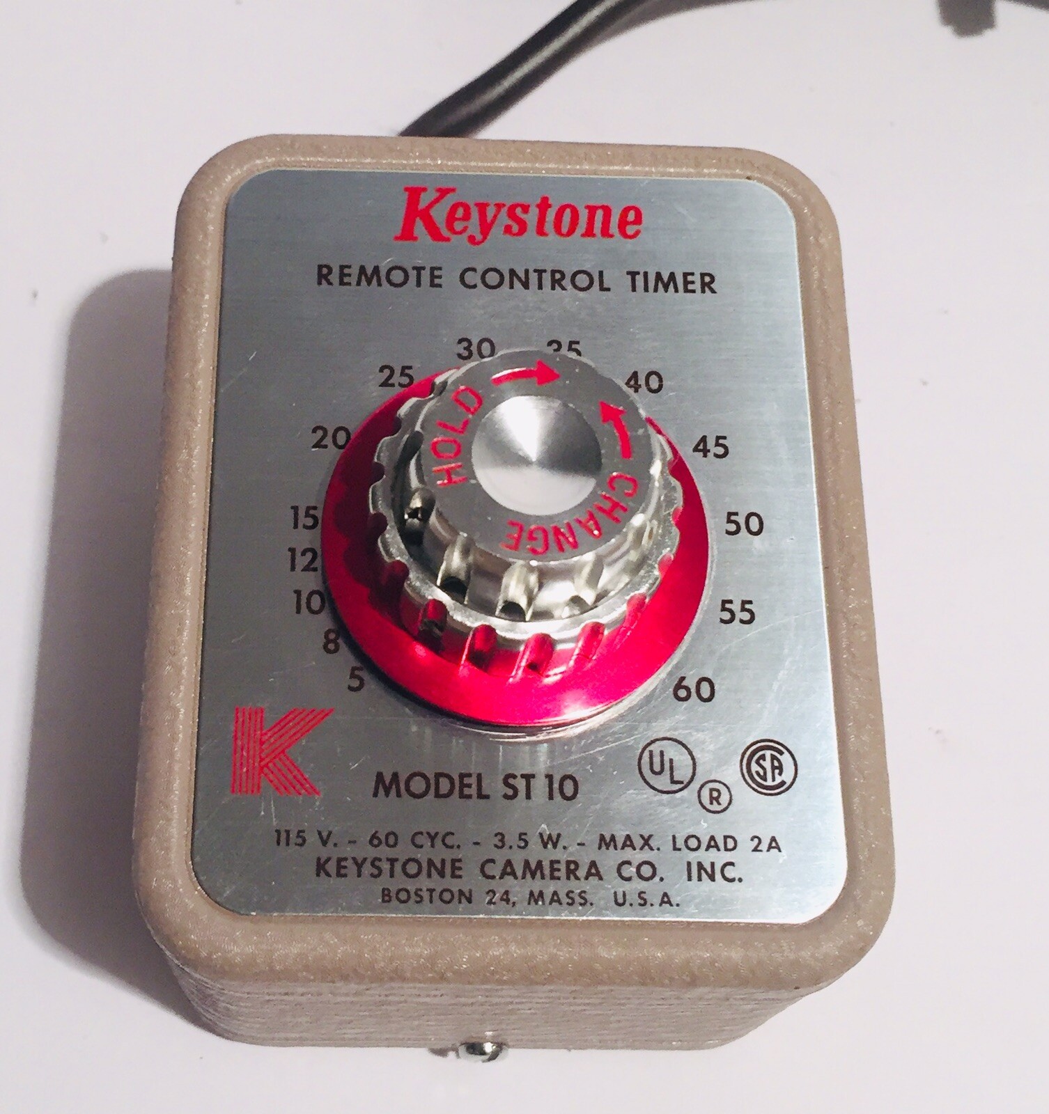 Keystone ST-10 Slide Projector Remote Control Timer