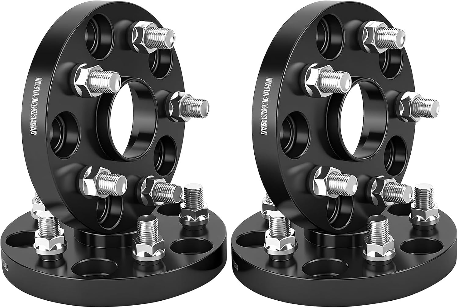 4PCS 5×4.72 to 5×4.4 Wheel Spacers 20mm with 5 Lug for 5x120mm to 5x112mm