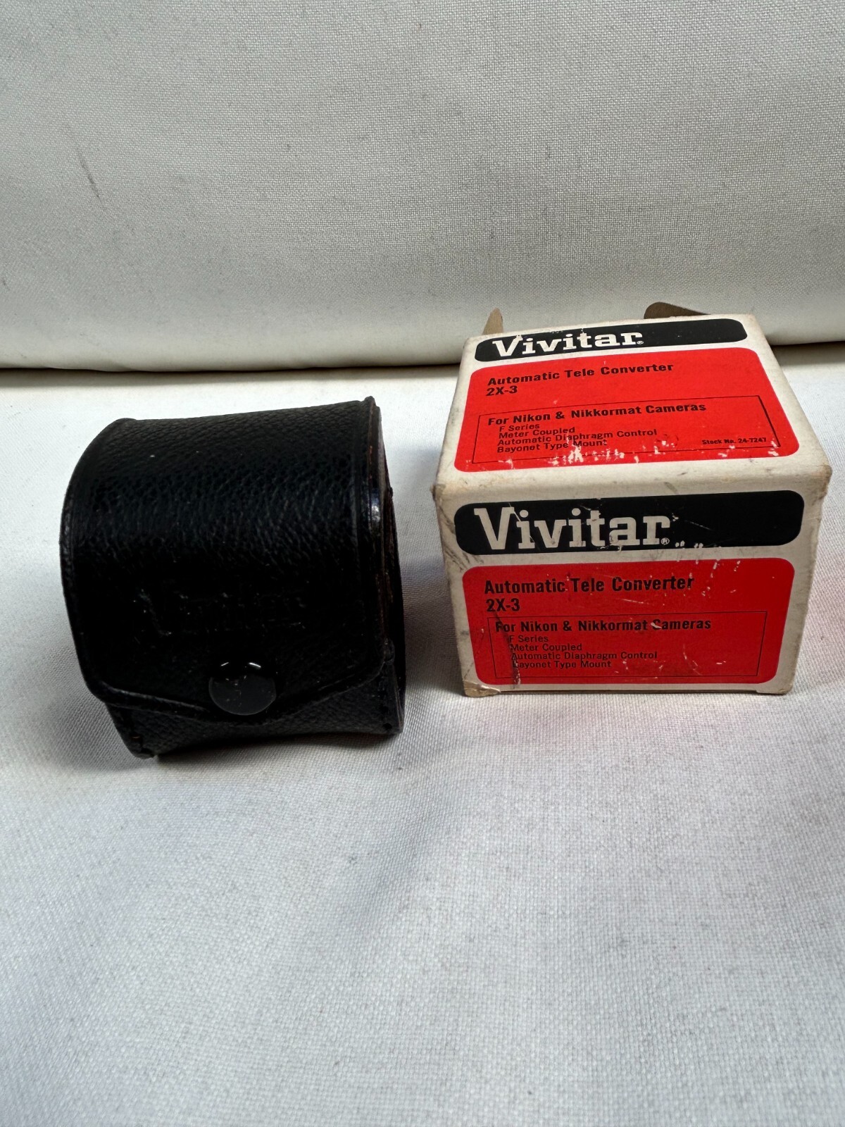 Vivitar Automatic Tele Converter 2X-3 Japan NM WITH CASE AND ORIGINAL BOX