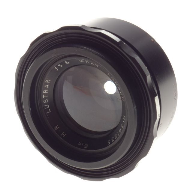 Wray London 6in h.r. Lustrar high resolution lens f5.6 with adapter ring