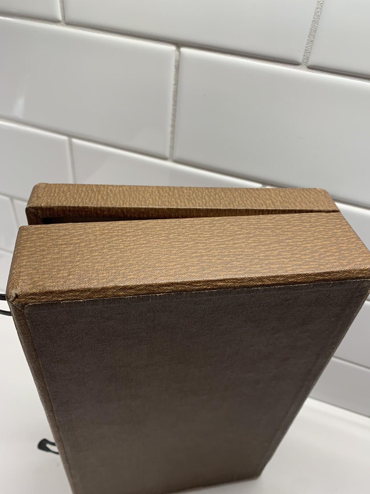 Vintage Barnett & Jaffe Brown Projector Slide Case Box Pennsylvania