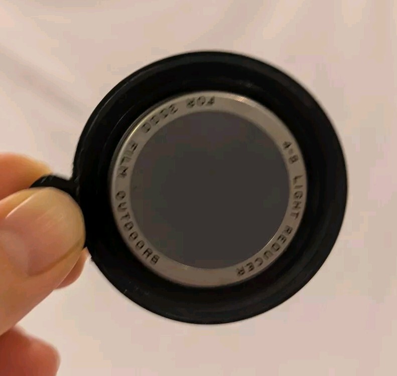 Polaroid 4-S Light Reducer for 3000 Film Outdoors Lens Filter w/ Case