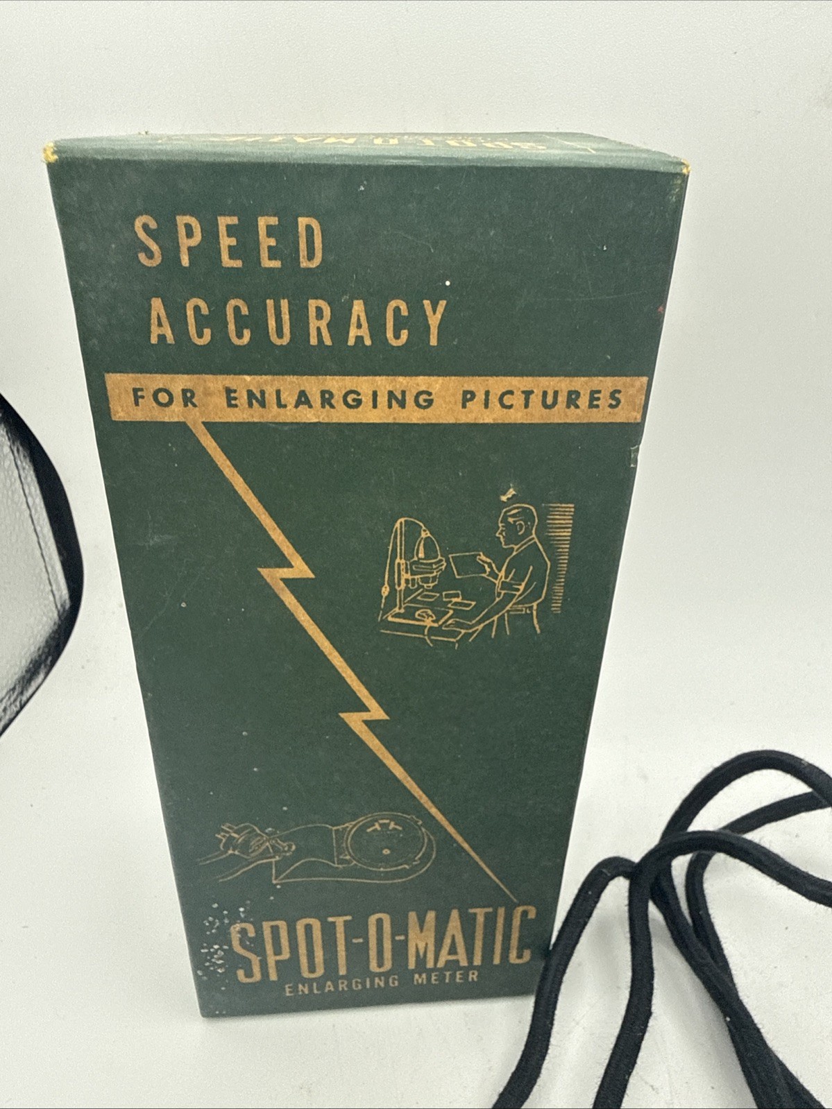 VTG Kinnard Spot-O-Matic Enlarging Meter w/ Box Instructions , Manual not Tested