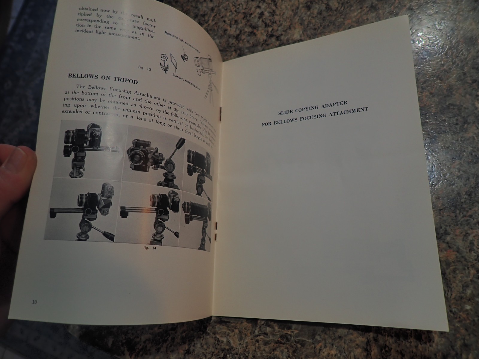 Vintage booklet only – Nikon Bellows Focuing attachment and for Nikon F Nippon