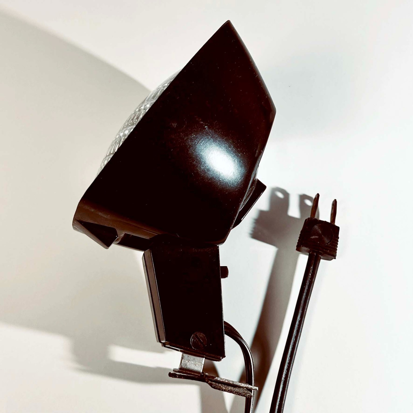 Vintage Atlas Warner Super 8 Movie Light Model E-38487-4 Black USA