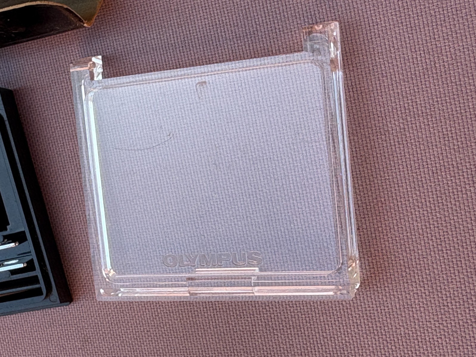 Vintage OLYMPUS OM System FOCUSING SCREEN 1, Box, Case -Photography, Camera