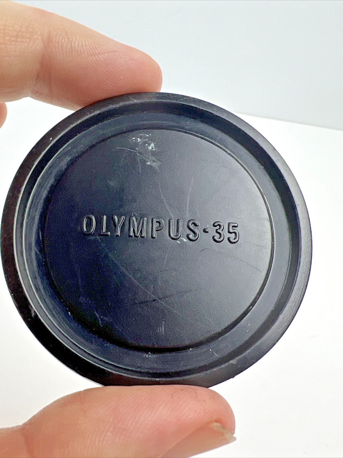 Olympus Lens Cap 35 56mm Rare Made in Japan