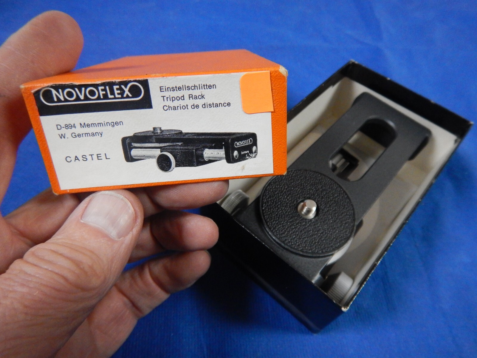 Vintage Novoflex Tripod Rack Made in Germany With Original Box and Paperwork