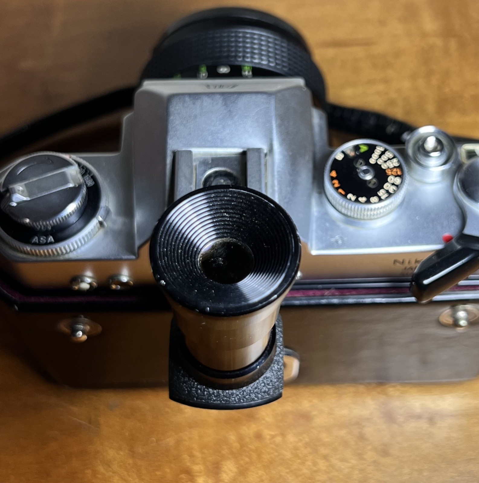 Vintage Nikon nikkormat right angle viewing attachment (Black) made in Japan