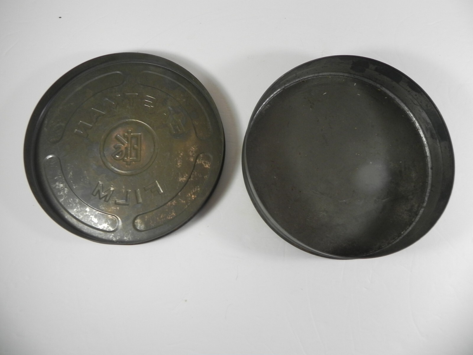 Vintage EASTMAN KODAK Metal Film Reel Canister Tin Large Movie Reel Tin