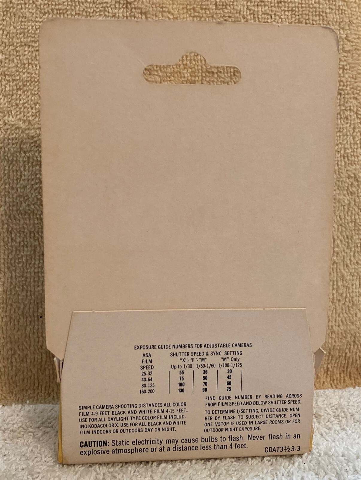 Vintage Never Used 3 Westinghouse Flash Cubes 12 Photos