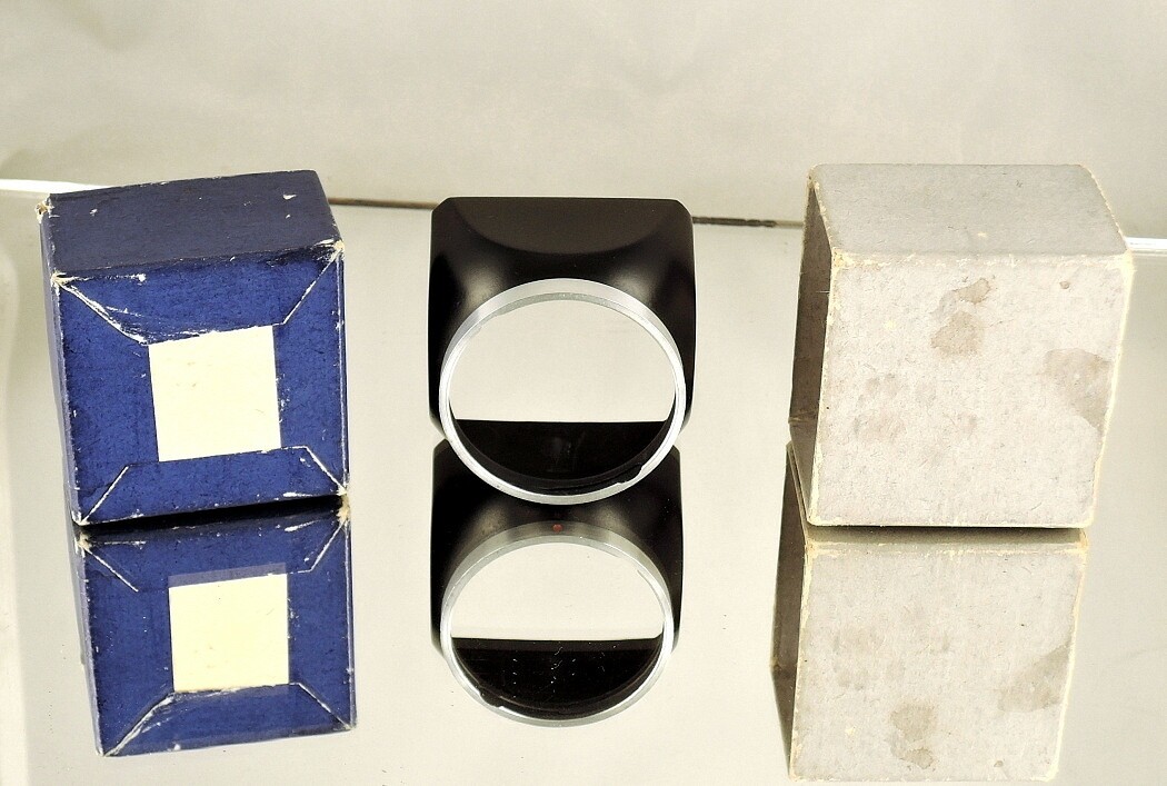 Shade hood Flexaret Meopta square bayonet B40 metal + Genuine box very nice