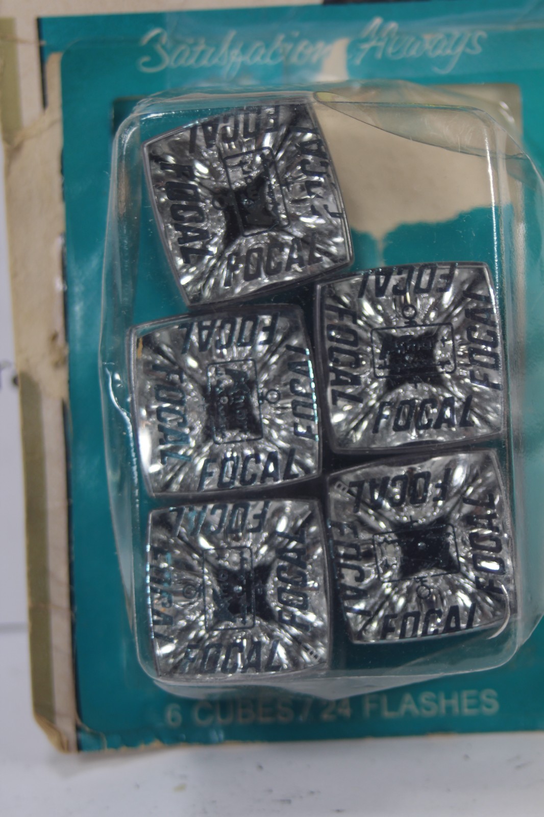 Kmart Focal Flash cubes 5 cubes, 20 total flashes open pack Free Ship
