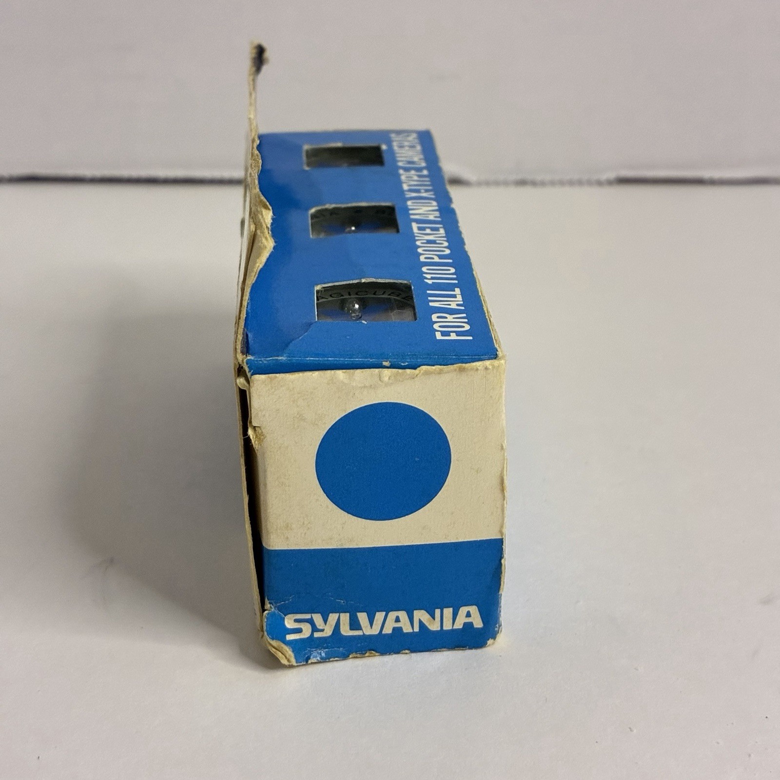 Vintage Sylvania Blue Dot Magicubes 3 Cubes 12 Flashes 110 X-Type Cameras NOS