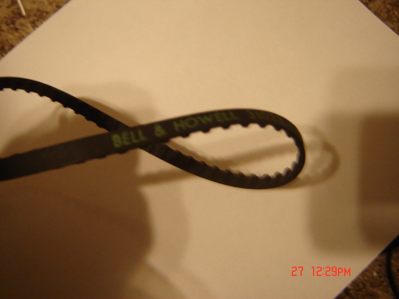 16mm Bell & Howell 535,545,550 Projector Belts, 1 Take Up, 1 Rewind, Belt, *OEM
